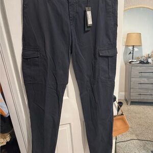 Eleventy Milano Navy Cargo Pants for Men